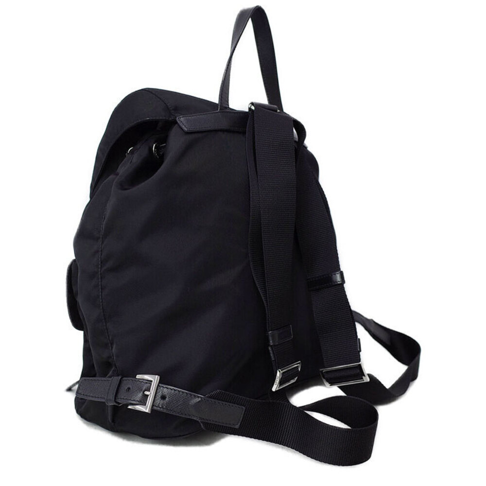 Prada Robot Double Front Pocket Backpack Robot Embellishments Black - Picture 2 of 9